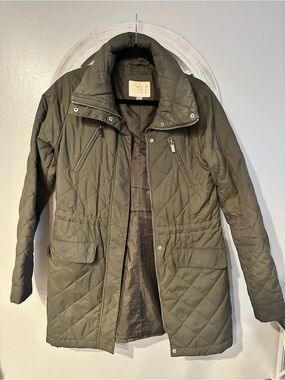 a new day Quilted Olive Green Men's Field Jacket